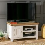 Rak TV Minimalis Terbaru Chesire Cream