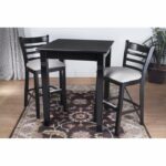 Set Meja Bar Minimalis Littrell 2 Kursi