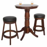 Set Meja Bar Oxford 2 Bangku Antik