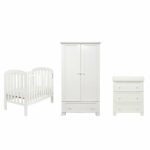 Set Tempat Tidur Bayi Minimalis Nala Putih