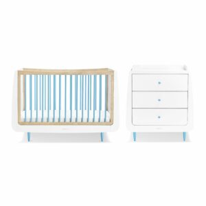 Set Tempat Tidur Bayi Minimalis Putih