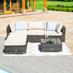 Sofa Sudut Rotan Minimalis Tussey