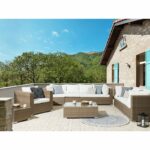 Sofa Tamu Rotan Minimalis Mujde