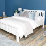 Tempat Tidur Kayu Modern Chester Grey Queen