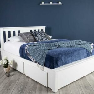 Dipan Kayu Wimbledon White Super King