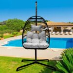Kursi Ayunan Rotan Swing Egg