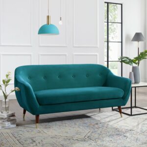 Kursi Sofa Modern 3 Dudukan Wide Velvet