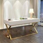 Meja Kerja Stainless Dengan Laci