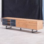 Meja TV Kayu Minimalis Cottage Walnut