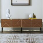Meja TV Modern Golden
