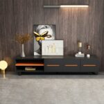 Meja TV Modern Minimalis Black
