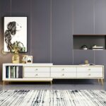 Meja TV Modern Minimalis Putih