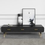 Meja TV Modern Stainless Rectangle
