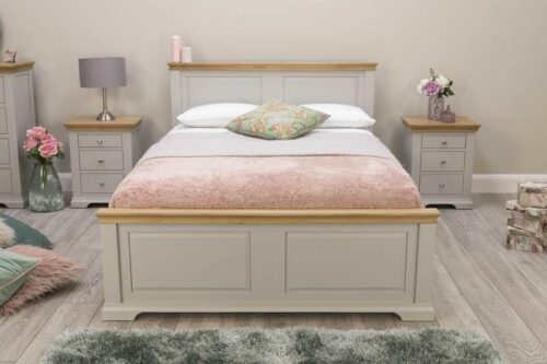 Ranjang Tidur Jati Westcott Grey King Ranjang Tidur Jati Westcott Grey King