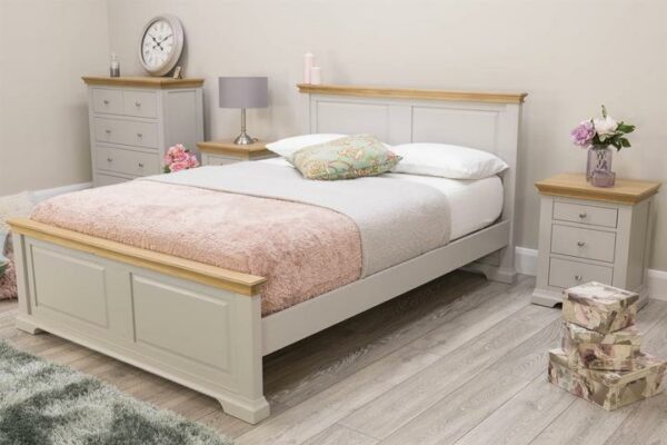 Ranjang Tidur Jati Westcott Grey King