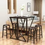 Set Meja Bar Minimalis Merax