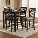 Set Meja Dan Kursi Bar Modern Upholstered