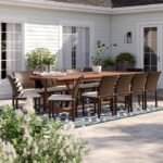 Set Meja Makan Besar Rotan Brighton Outdoor