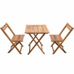 Set Meja Makan Kayu Minimalis Astra Outdoor