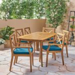 Set Meja Makan Kayu Minimalis Ortonville Outdoor