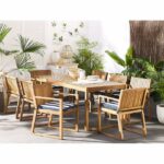 Set Meja Makan Kayu Mukrime Modern Outdoor