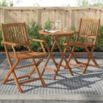 Set Meja Makan Kursi Lipat Julissa Outdoor