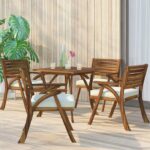 Set Meja Makan Outdoor Ajax Klasik