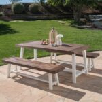 Set Meja Makan Outdoor Bartless