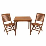 Set Meja Makan Outdoor Minimalis Gauna