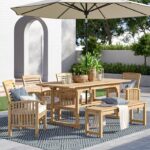 Set Meja Makan Outdoor Recta Terbaru