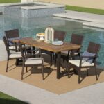 Set Meja Makan Rotan Modern Avebury Outdoor
