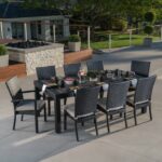 Set Meja Makan Rotan Northridge Modern