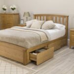Tempat Tidur Jati 4 Laci Royal Ascot King