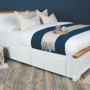 Tempat Tidur Minimalis Westcoot White King