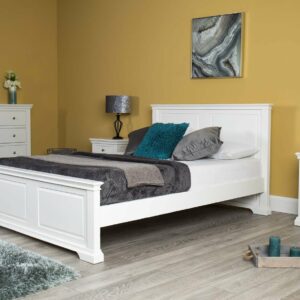 Tempat Tidur Minimalis Westcott White Queen