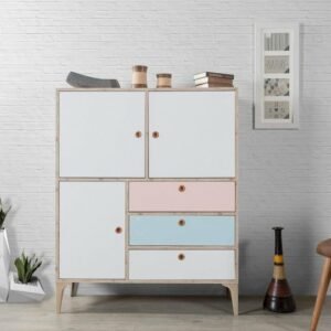 Bufet Kayu Minimalis Kotak