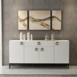 Bufet Kayu Tesli Modern