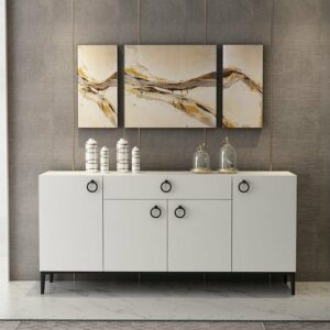 Bufet Kayu Tesli Modern