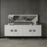 Bufet Kayu Viento Stainless