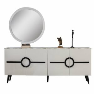 Bufet Minimalis Bera With Marmer