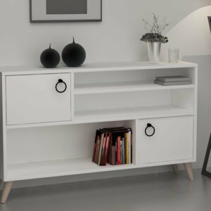 Bufet Minimalis Lay White
