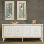 Bufet Stainless Rosa Gold Modern