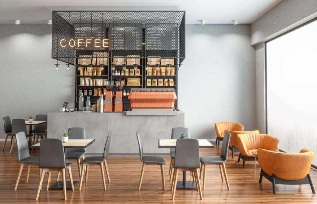 Desain Tempat Cafe Unik dan Minimalis Modern
