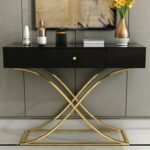 Meja Konsol Stainless Minimalis Chubuk
