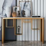 Meja Konsol Stainless Modern Blanc
