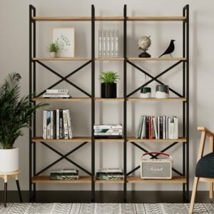 Rak Buku Besi Modern Voyage