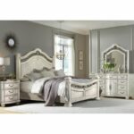 Set Kamar Tidur Mewah Putih Klasik Zigler