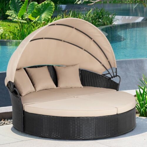 Daybed Kolam Renang Thornton Dengan Payung