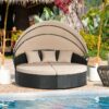 Daybed Kolam Renang Thornton Dengan Payung