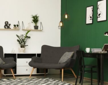 Ide desain cat tembok warna hijau